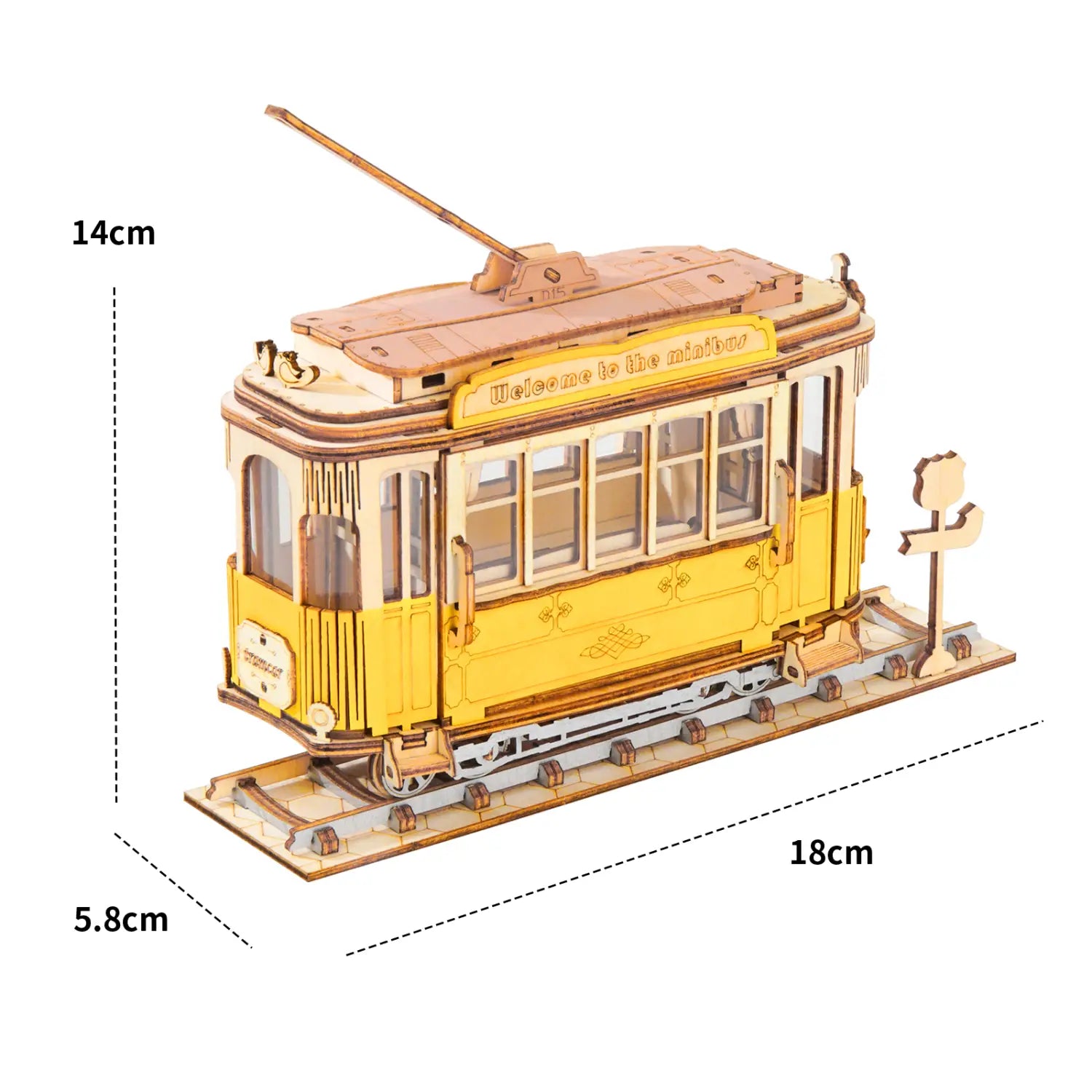 Plywood Package with English Instructions and Accessories No Glue Included