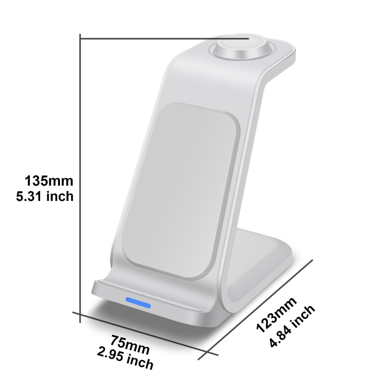 Three In One Wireless Charger Bracket Base for Multiple Devices