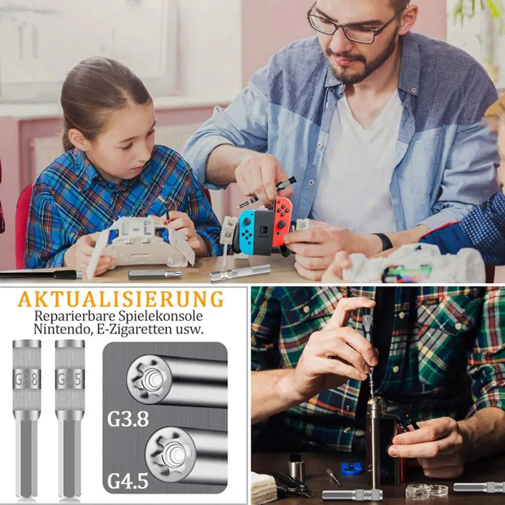 Magnetic Precision Bit Set with 115 in 1 Multifunctional Repair Tools