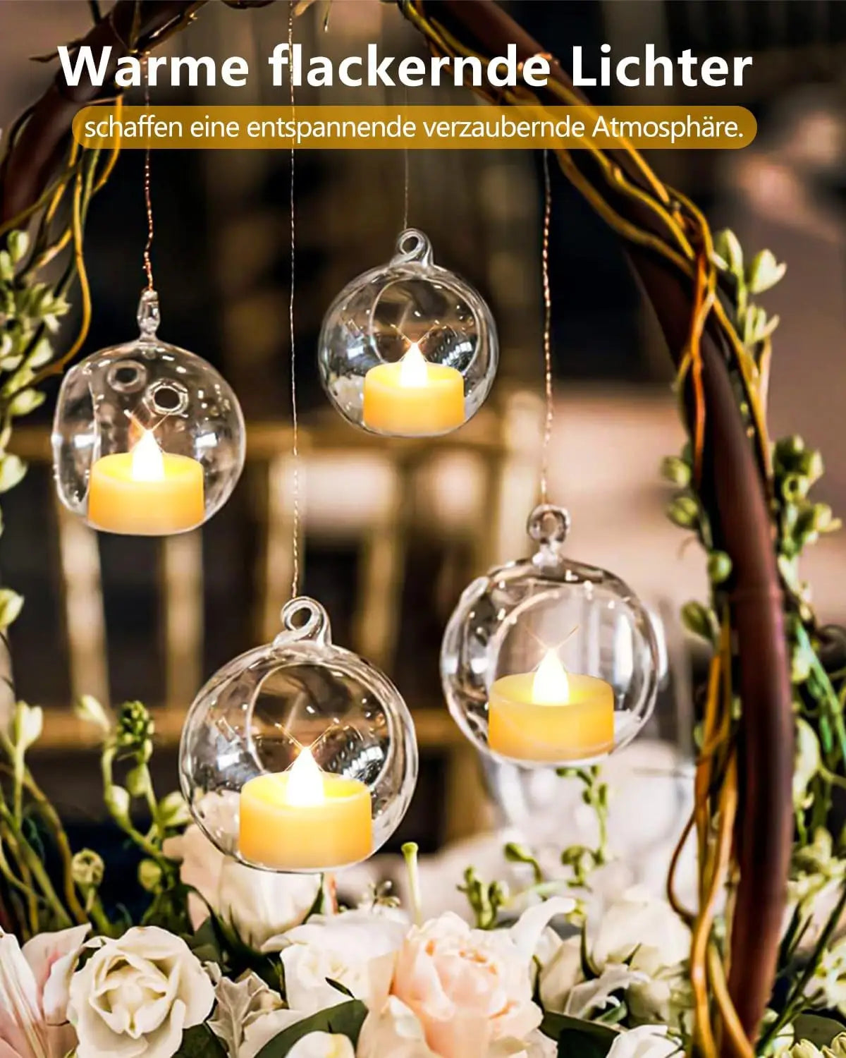 Energiesparende LED Lampe mit Lithium Ionen Batterie und Schalter