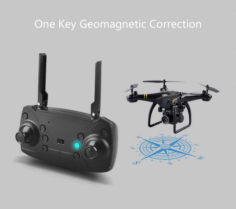 GW168 Remote Control Drone with LED Light and 3D Roll Functions