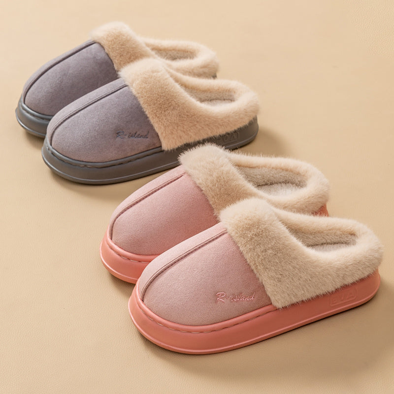 CuddlePaws: Unisex Cozy Cotton Indoor Slippers - LauBelle Brand