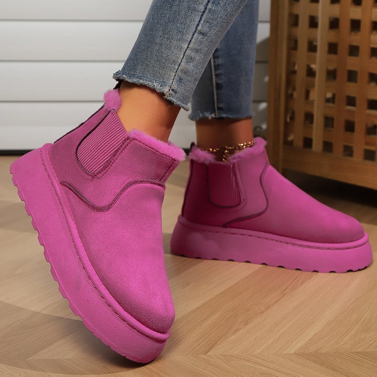 CozyStep Women's Plush Flat Winter Boots - LauBelle Brand
