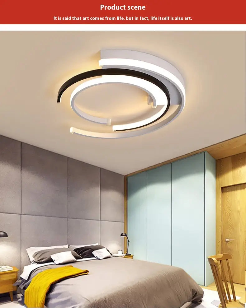 Volkswagen Modern White LED Ceiling Light for Home and Hotel Rooms