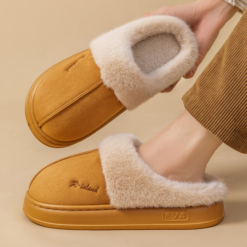 CuddlePaws: Unisex Cozy Cotton Indoor Slippers - LauBelle