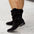 Suede Chic Western Mid-Calf Pointed Toe Boots - LauBelle Brand