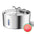 7L Round Corner and Flower Head Mouth Long Window Heating Containers Horn Heating Double Mouth / EU