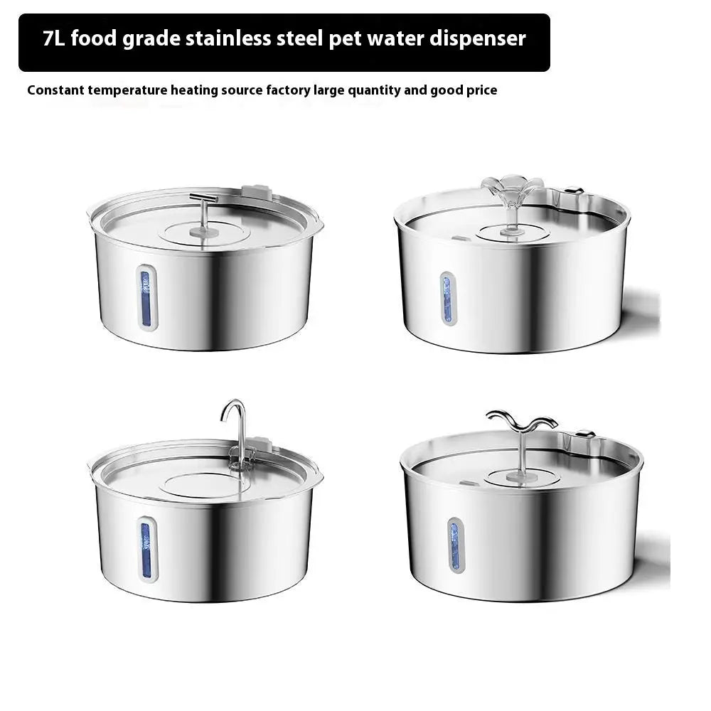 7L Round Corner and Flower Head Mouth Long Window Heating Containers