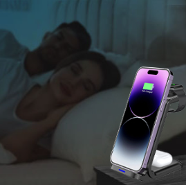 Three In One Wireless Charger Bracket Base for Multiple Devices
