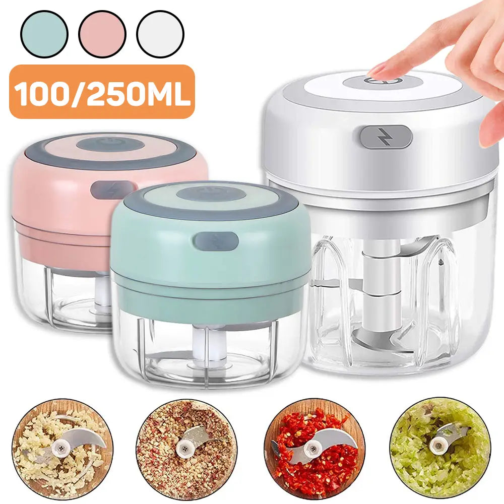 Electric Grinder with Stainless Steel Blade and One Touch Operation