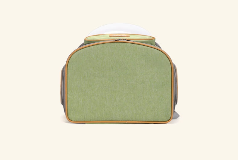 Panoramic Transparent Window Cat Backpack Denim Blue or Linen Gray