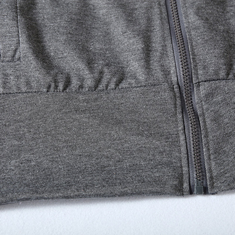 ChicBlock Plus: Cozy Color-Block Hooded Blazer - LauBelle