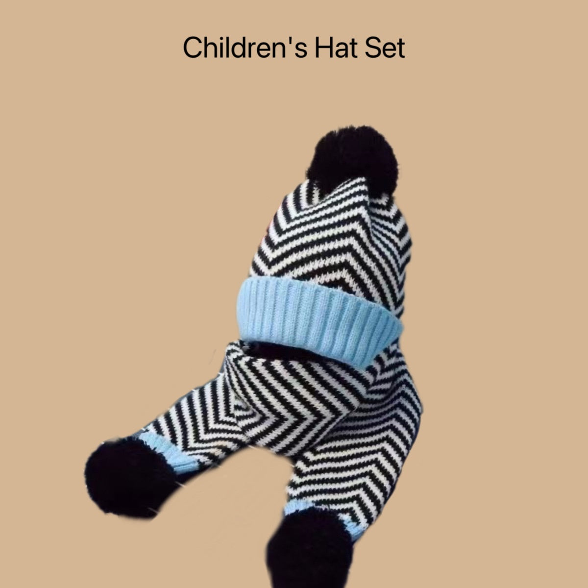 SnugPals: Boys' Cozy Knit Hat & Scarf Duo