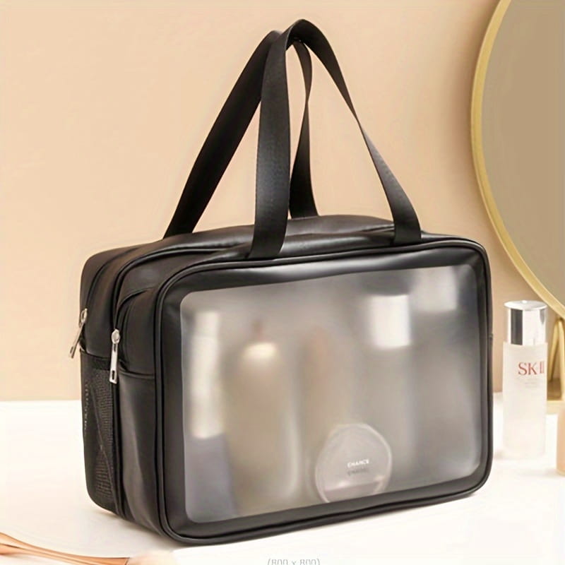 Matte Double Layered Washing and Stimulating Bag Set Large and Medium