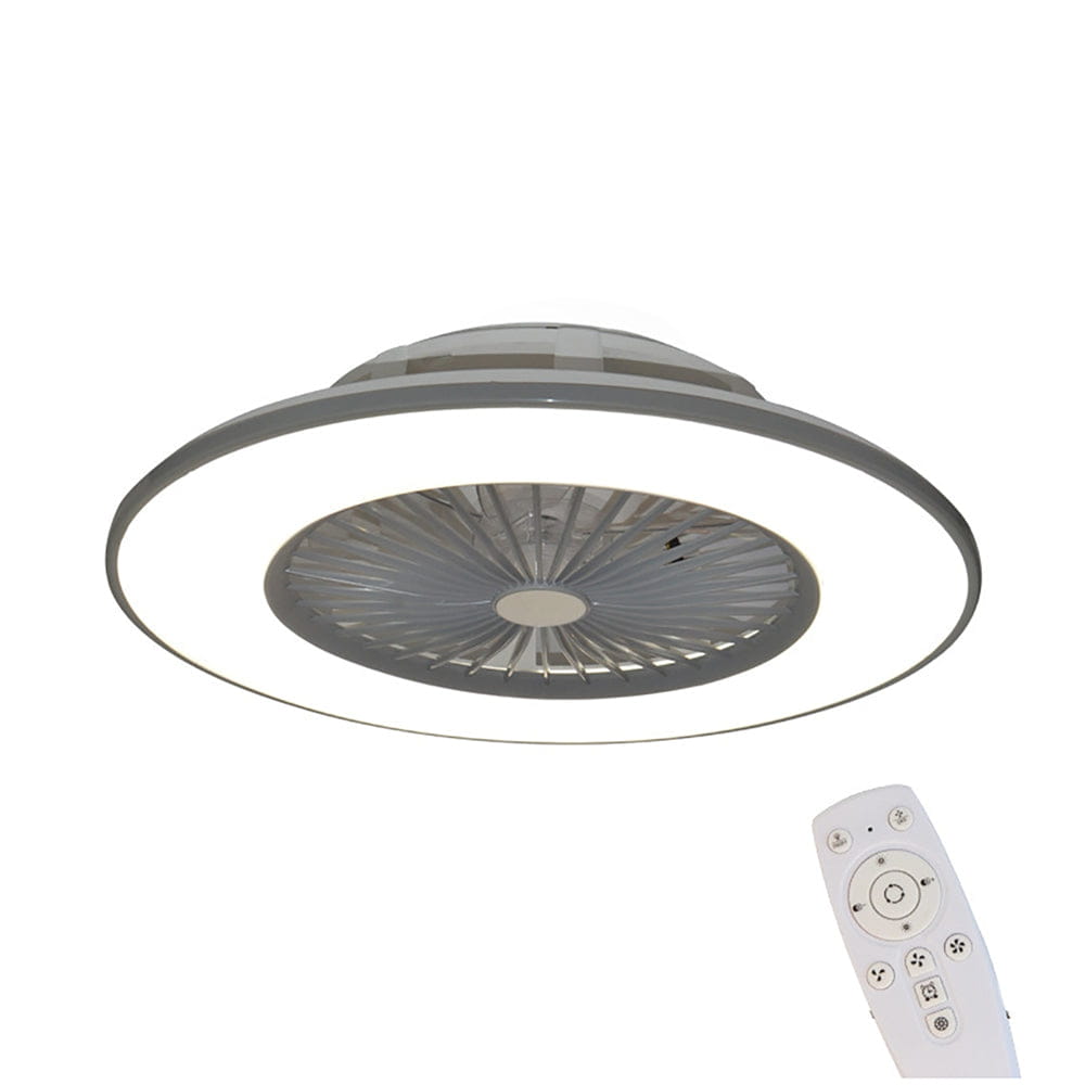 Black 36W Ceiling Fan Light with Remote Control and Dimmable LED