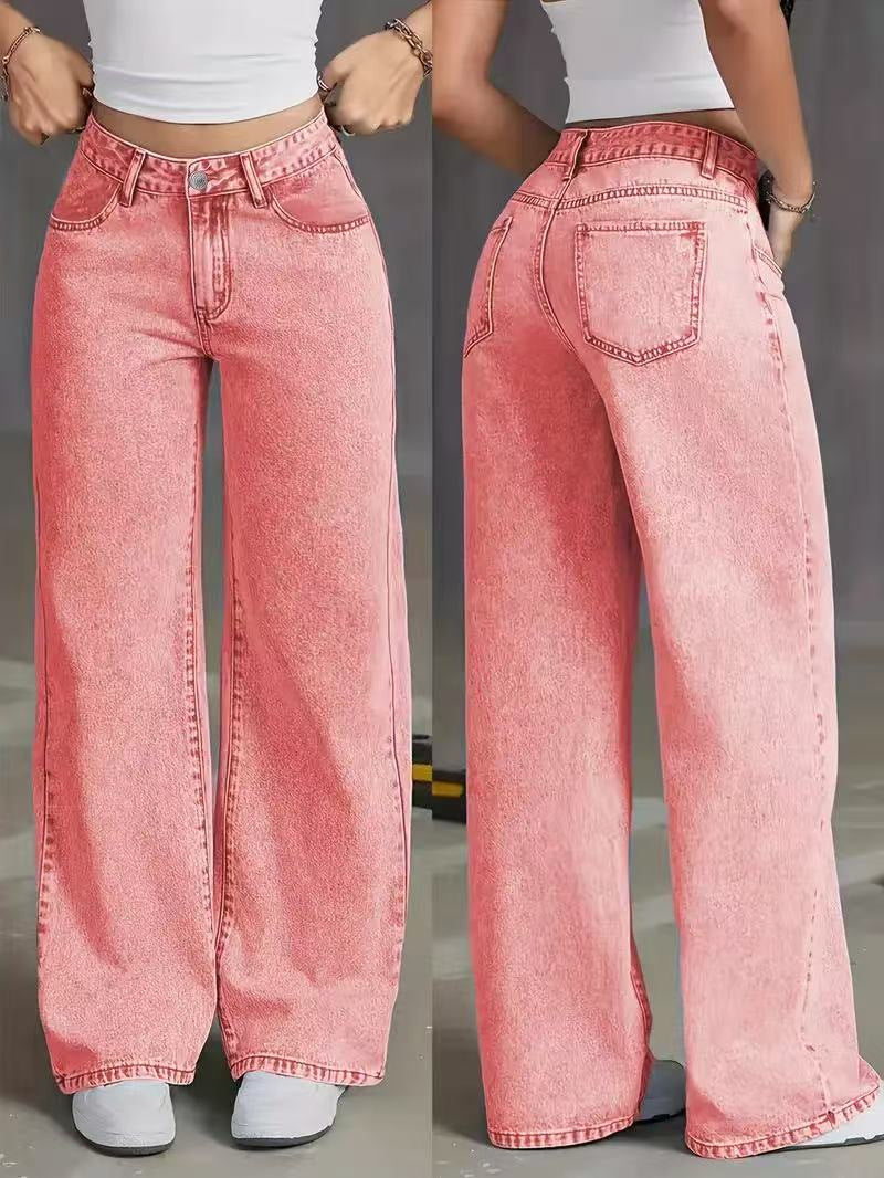 SpiceRise High Waist Straight Jeans - LauBelle Brand