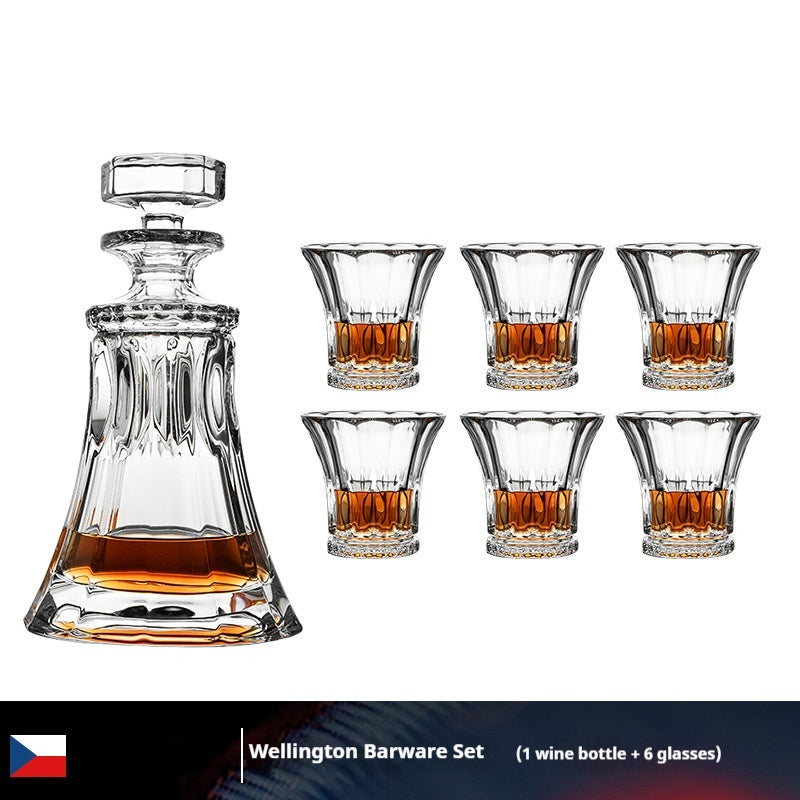 Imported Crystal Glass Foreign Wine Brandy Whisky Wine Bottle Wine Decanter - LauBelle