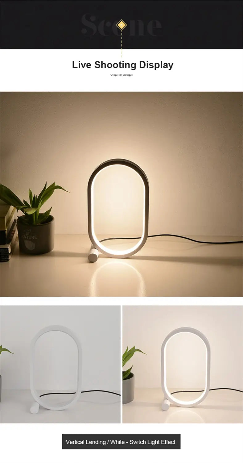 Seiko Iron LED Lamp with Elegant Minimalist Design