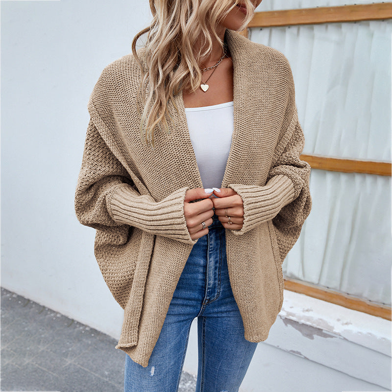 CozyLuxe Batwing Knit Cardigan - Women's Fall Fashion - LauBelle Brand