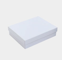 Celestial Charm: White Gift Box Packaging