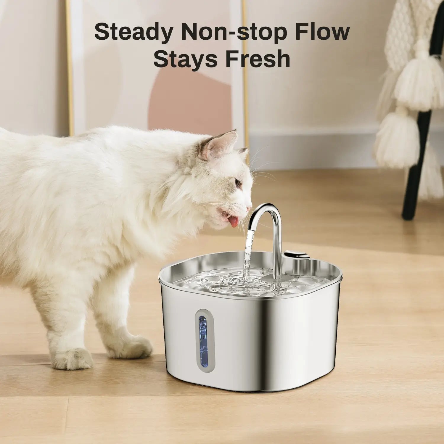 2.2L Faucet Strip Window Pet Water Dispenser for Dogs and Cats