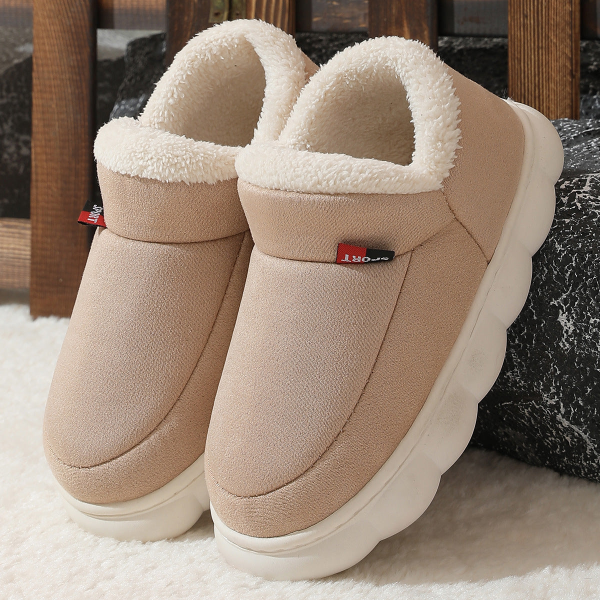 CozyStep Winter Plush Suede House & Garden Shoes - LauBelle