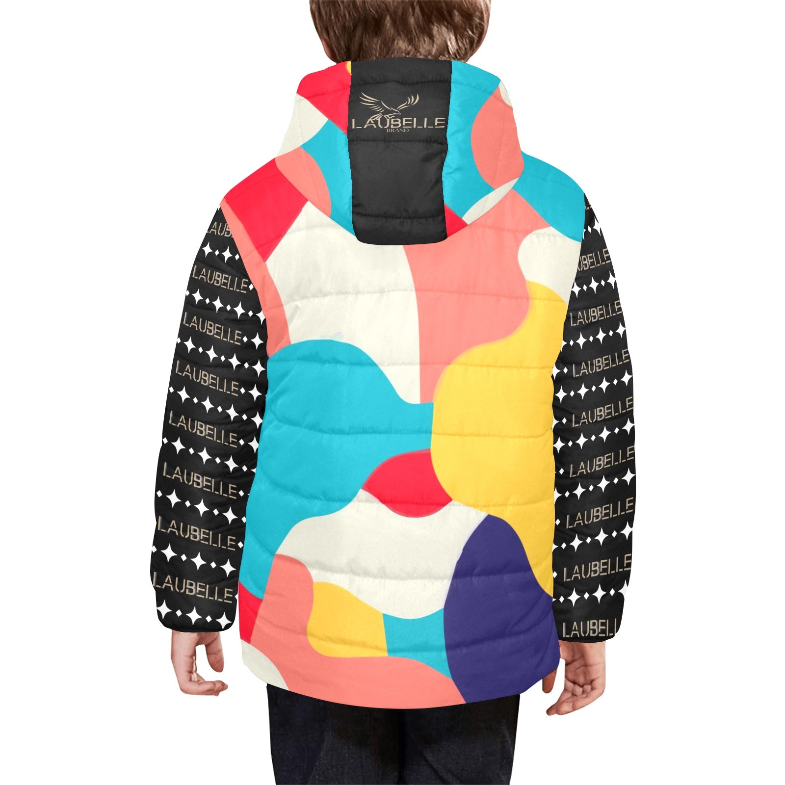 Kids' Padded Hooded Jacket (H45) - LauBelle Brand