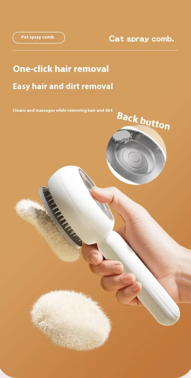 Pet Spray Comb Brush for Cats and Dogs