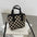 Chic Houndstooth Checkerboard Shoulder Tote for Women - LauBelle Brand