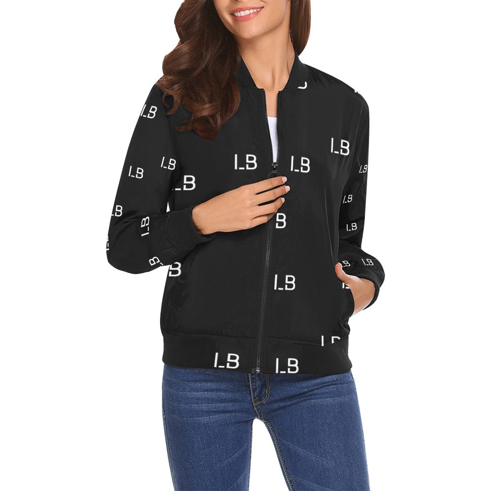 All Over Print Bomber Jacket for Women ( H19) - LauBelle Brand