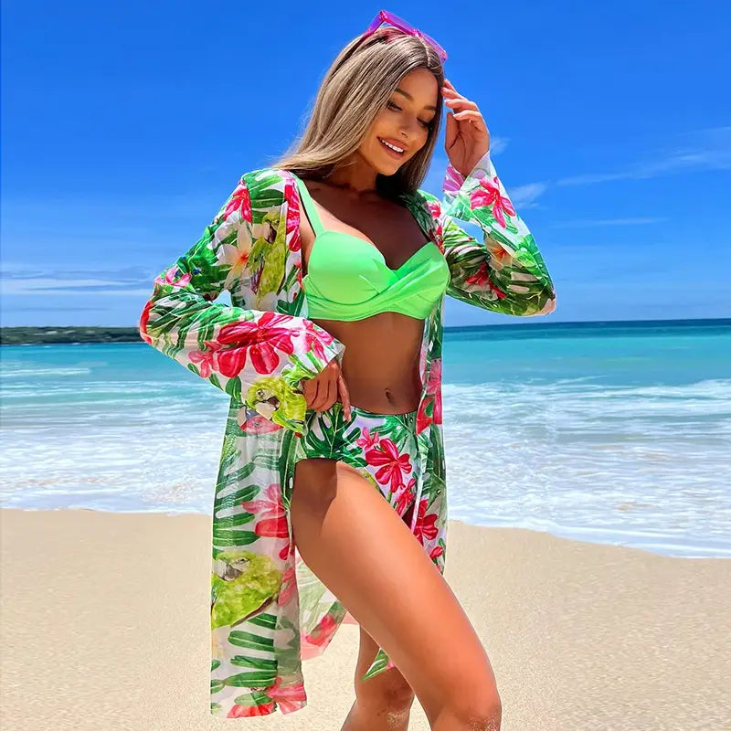 Women’s Two-piece Swimsuit Sexy Beach Blouse Bikini