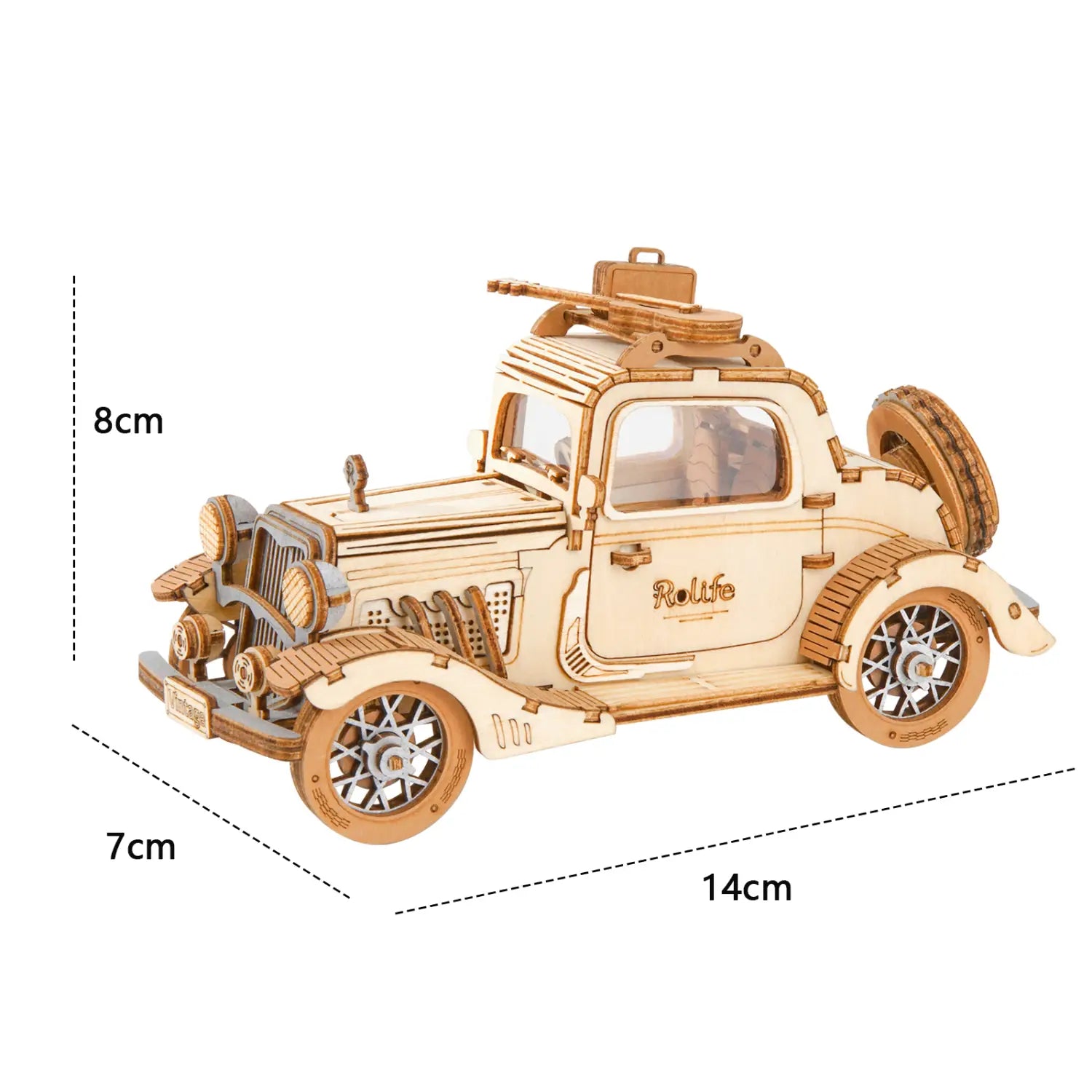 Plywood Package with English Instructions and Accessories No Glue Included