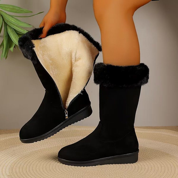 CozyFleece Mid-Calf All-Weather Snow Boots