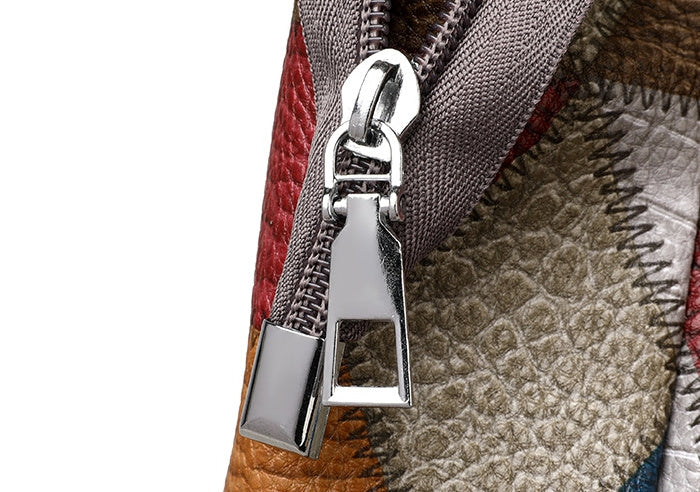 GeoRetro ColorMatch Shoulder Tote - LauBelle Brand