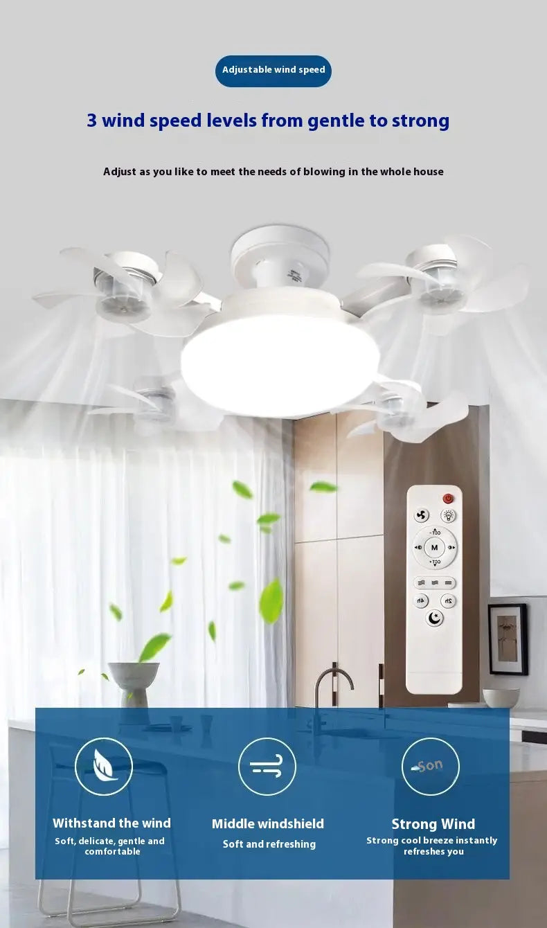 UAV Fan Lamp with Multiple Light Colors and IP66 Protection