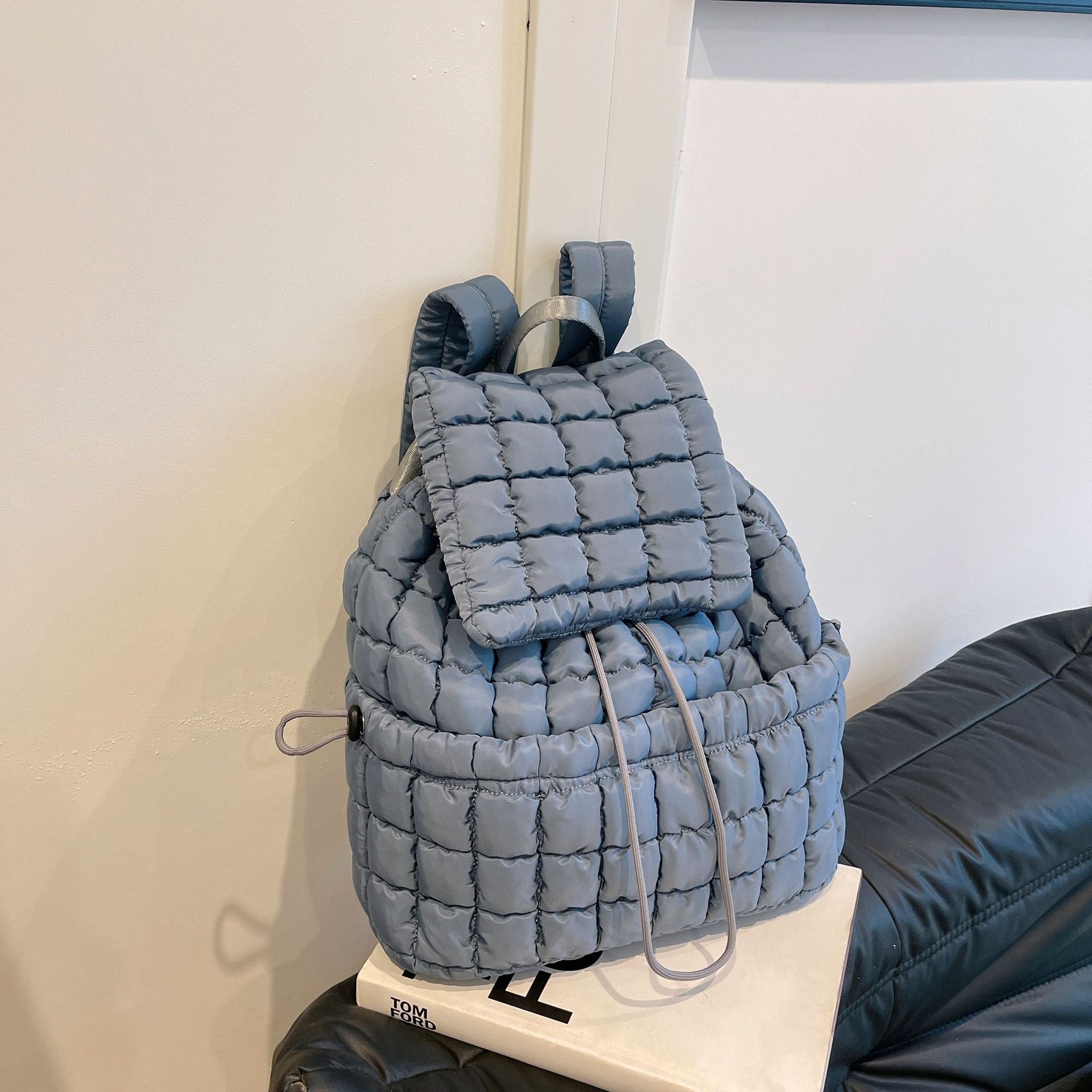 CandyColor Puffy Quilted Women’s Travel Backpack - LauBelle Brand