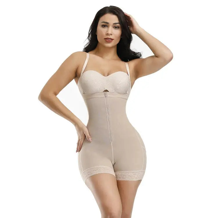 Abdomen And Hips Tight-Fitting Underwear Shapewear - White / S