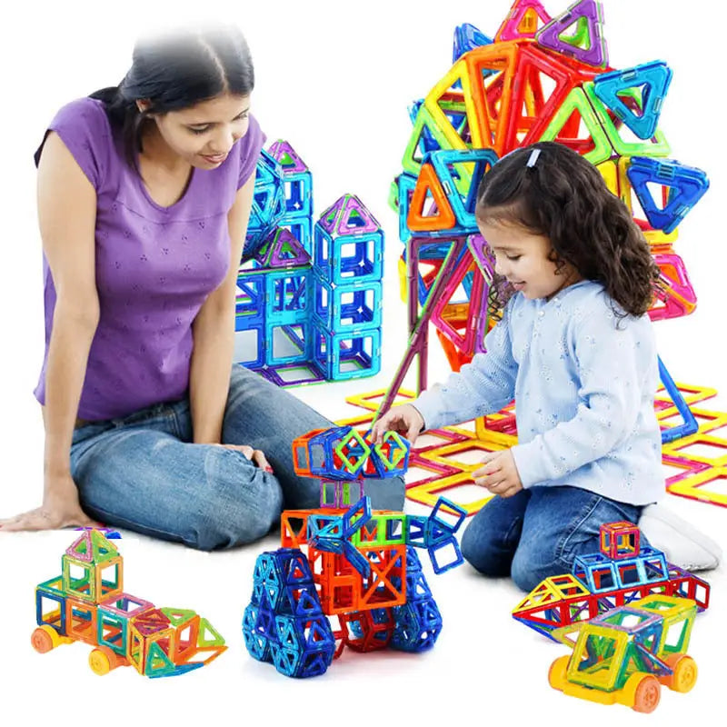 ABS Magnetic Building Blocks Small Particle Educational Toy