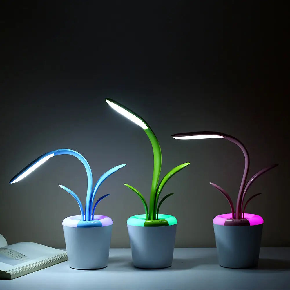 Adjustable Brightness LED Lamp with Night Light Mode