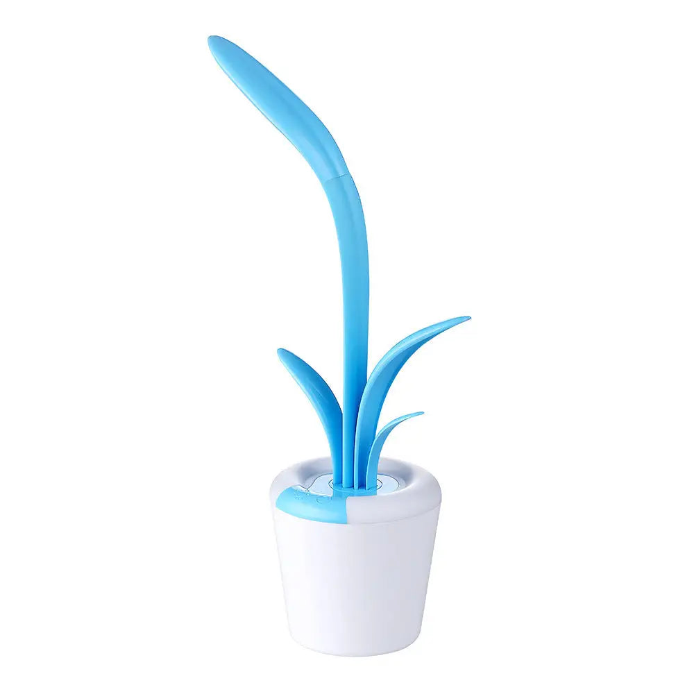 Adjustable Brightness LED Lamp with Night Light Mode blue