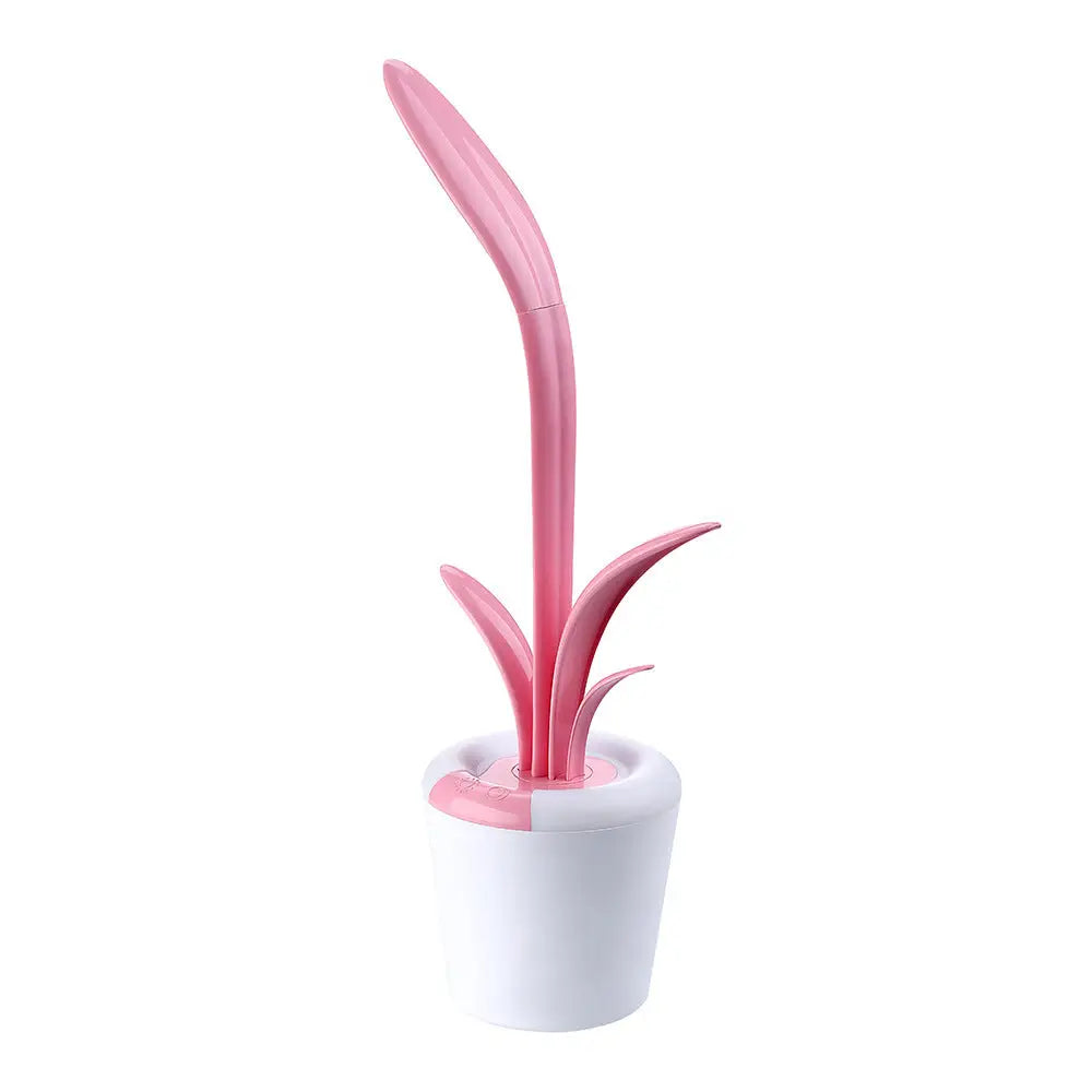 Adjustable Brightness LED Lamp with Night Light Mode Pink