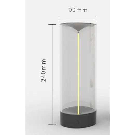Adjustable Dual Mode Touch Control Night Light Deep Space Grey / USB