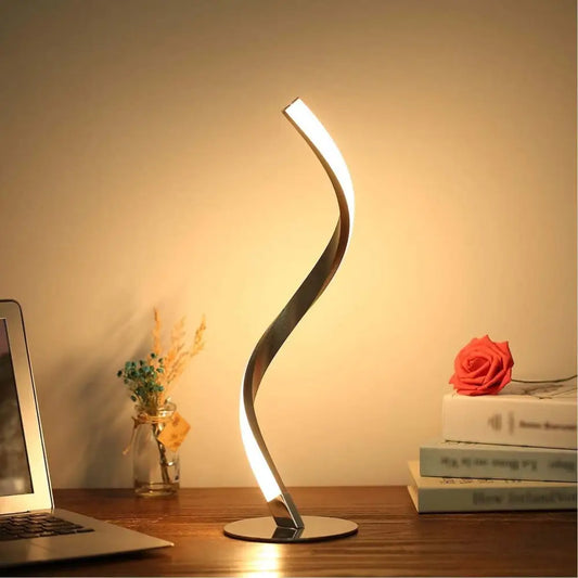 Adjustable LED Table Lamp with Multiple Lighting Modes and Aluminum Body