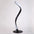 Adjustable LED Table Lamp with Multiple Lighting Modes and Aluminum Body Black / White Light
