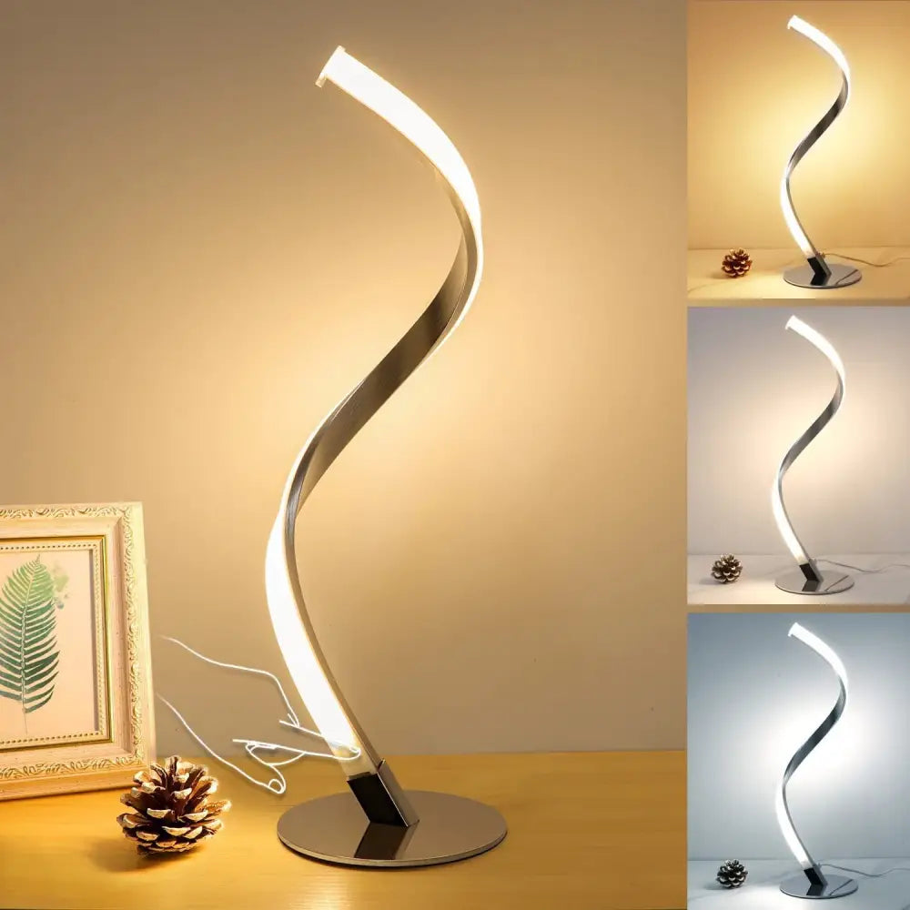 Adjustable LED Table Lamp with Multiple Lighting Modes and Aluminum Body