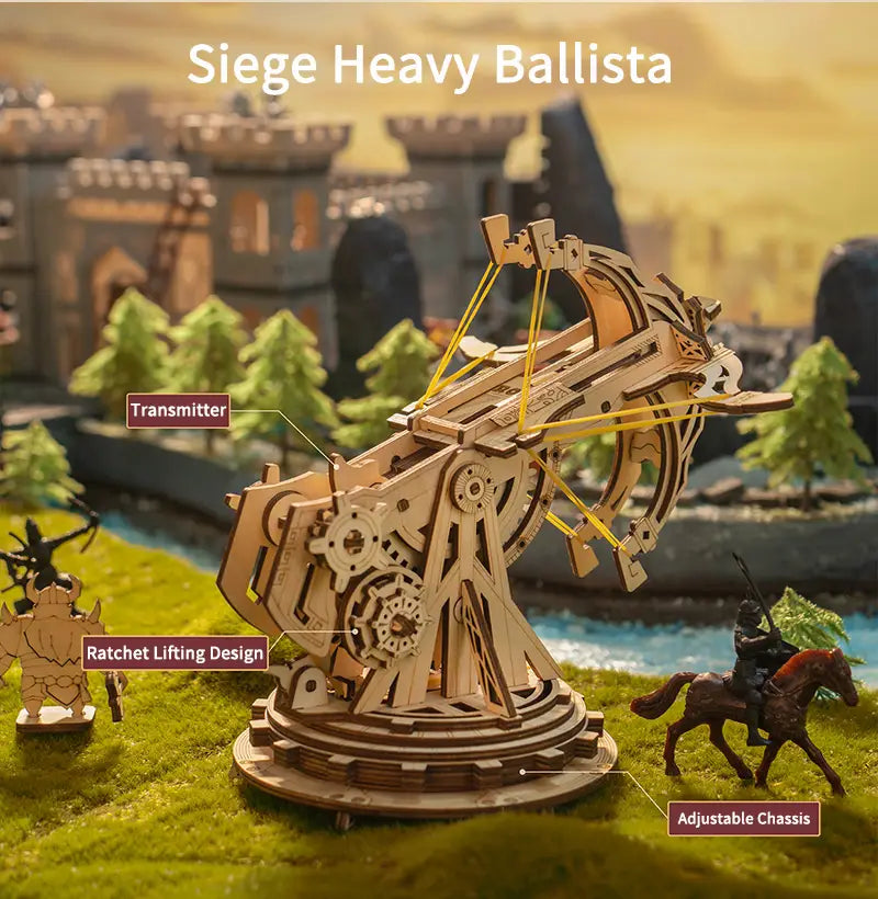 3D Wooden Military Puzzle Model for Ages 12 and Up