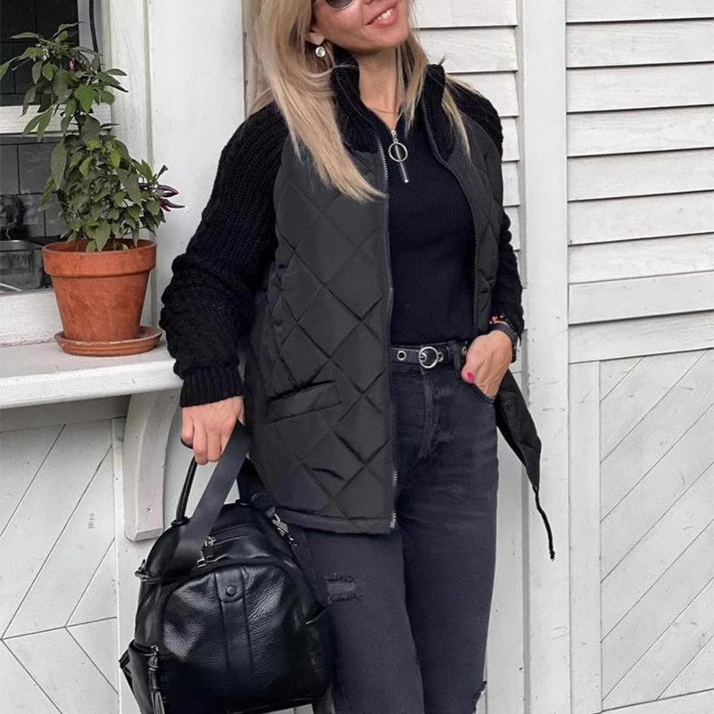 Arctic Chic: Knitted Stitch Warmth Jacket for Women - LauBelle Brand