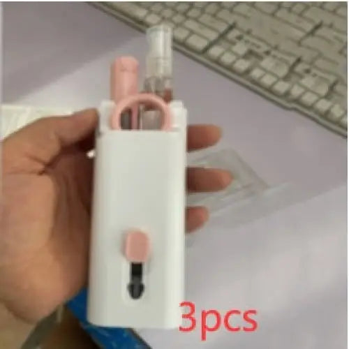 All in One Laptop and Earbuds Cleaning Kit with Screen and Keyboard Tools Pink / 3PCS