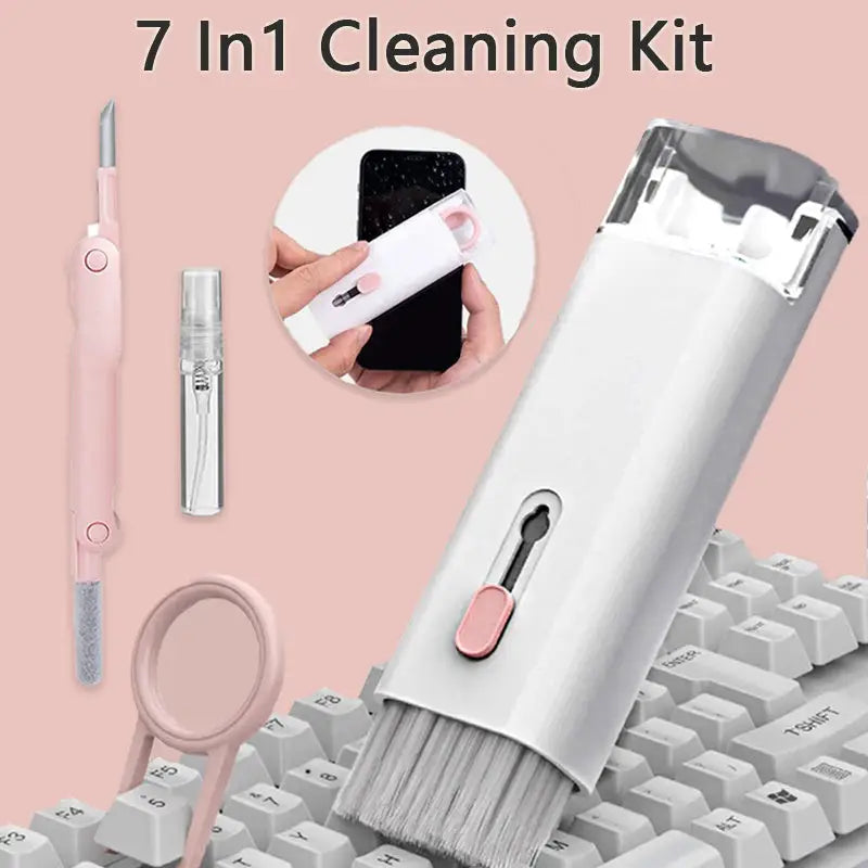 All in One Laptop and Earbuds Cleaning Kit with Screen and Keyboard Tools