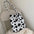 Animal Print Nylon Casual Handbag with Outer and Sandwich Pockets - Cows Pattern / Without Accessories